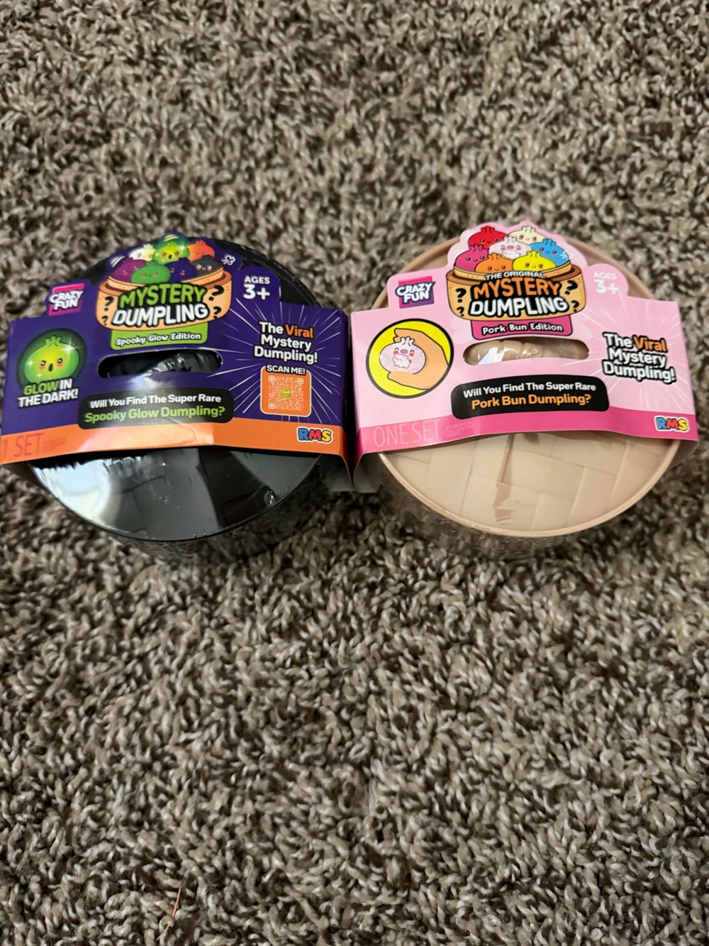 RMS Mystery Dumpling pork bun edition + spooky glow dumpling edition